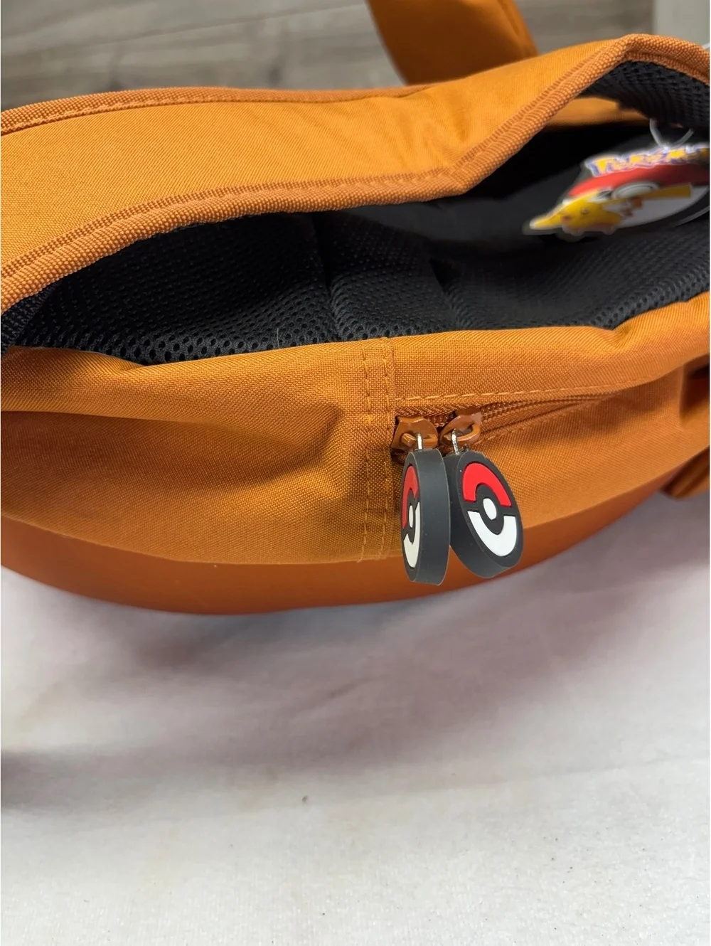 Bioworld Pokemon Eevee 3D Backpack Padded Straps New with Tags Pokeball Zipper
